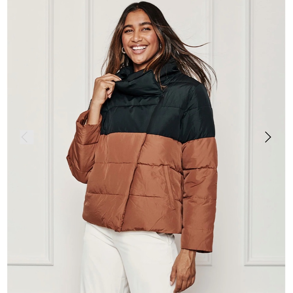 NWT Summersalt The Colorblock Eco Puffer Jacket